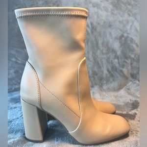 A New Day Nude Zip-Up Ankle Boots